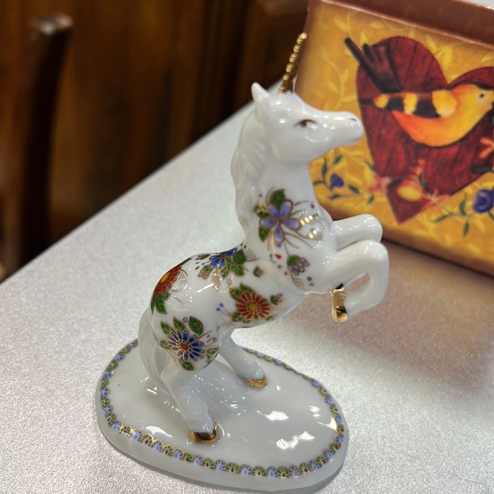 Satsuma Unicorn porcelain by PG